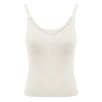 2025 CatWarm™ V-Neck Thermal Tank Top w/ Built-in Removable Bra
