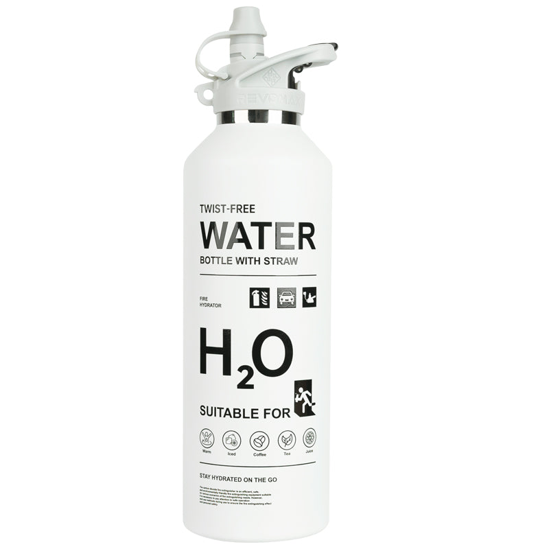 20oz Sports Leak Proof Straw Water Bottle (Medical Grade Steel)