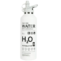 20oz Sports Leak Proof Straw Water Bottle (Medical Grade Steel)