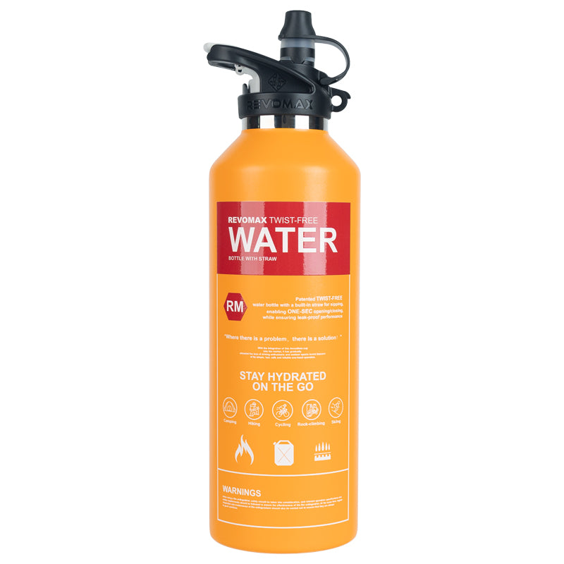 20oz Sports Leak Proof Straw Water Bottle (Medical Grade Steel)