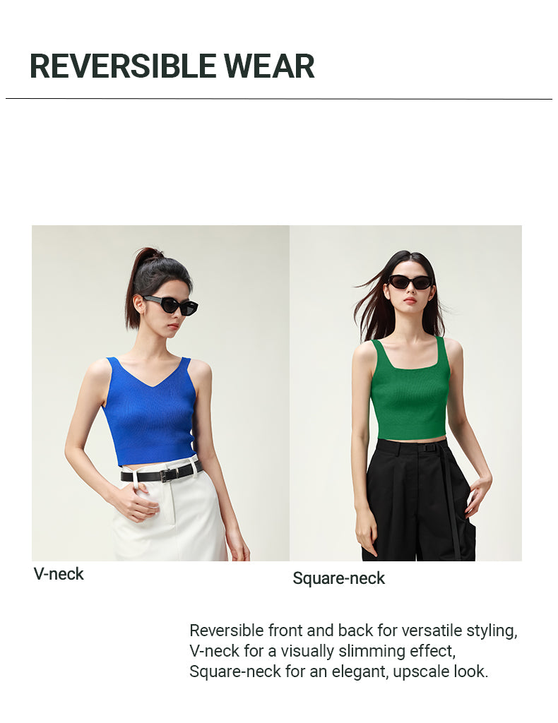 Aircon V-U-Neck Tank Top