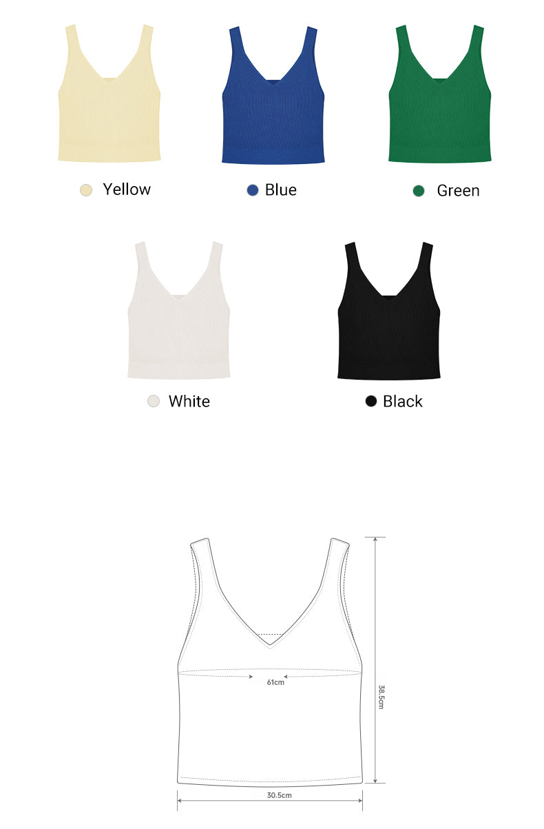 Aircon V-U-Neck Tank Top