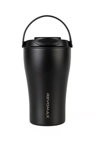 12oz/16oz Ceramic-Coated No-Screw Insulated Coffee Tumbler – Zero Metallic Taste