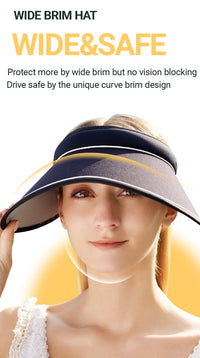 Classic Wide Brim UV Protection Sun Visor