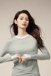 CloudCrush Double Layer Long Sleeve Top