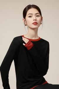 CloudCrush Double Layer Long Sleeve Top