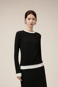 CloudCrush Double Layer Long Sleeve Top