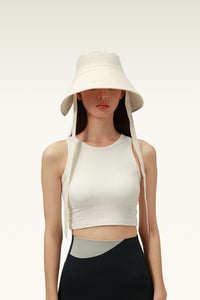 Unisex Broad Brim Foldable UV Protection Bucket Hat