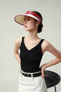 Hikesity’s Ice Silk Leather Band UV Protection Sun Hat; designed to prevent overheating, so you can stay and look cool.