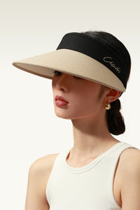 This is a sun hat with a highly customized "Chanel Style" fabric and cool ice silk fabric, blocks 99%+ ultraviolet rays, all while maintaining a look and sense of luxury.