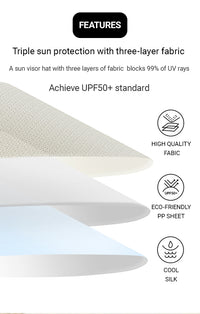 Ice Silk UV Protection Sun Visor