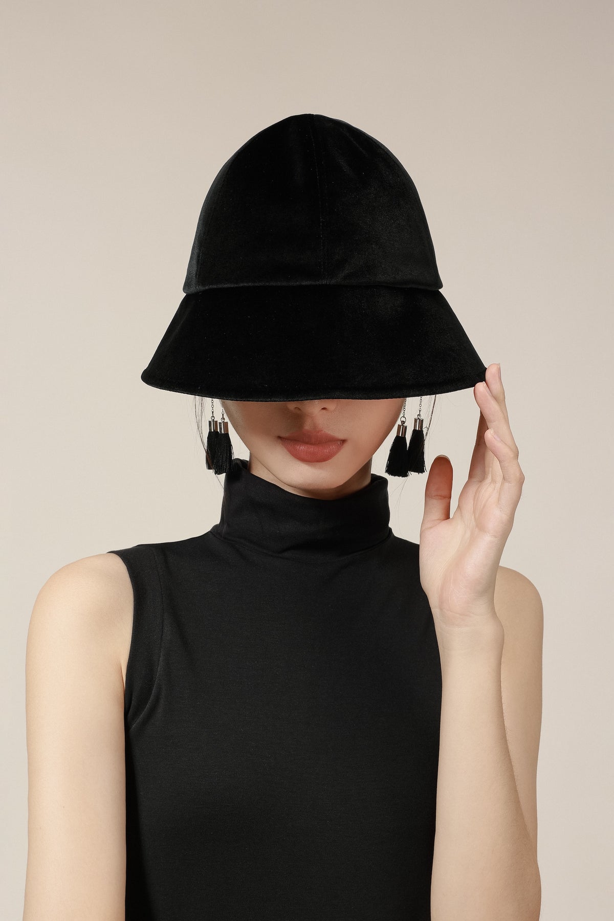 Luster Velvet Luxe Bucket Hat