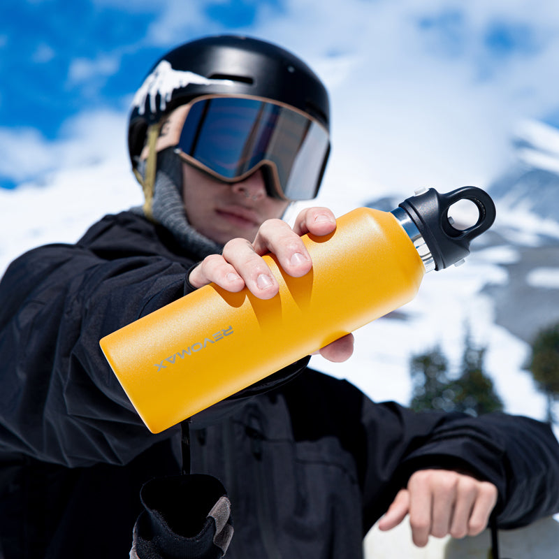 32oz Insulated 304 Food Grade Stainless Steel Water Bottle - Grey - Canada Exclusive Final Sale