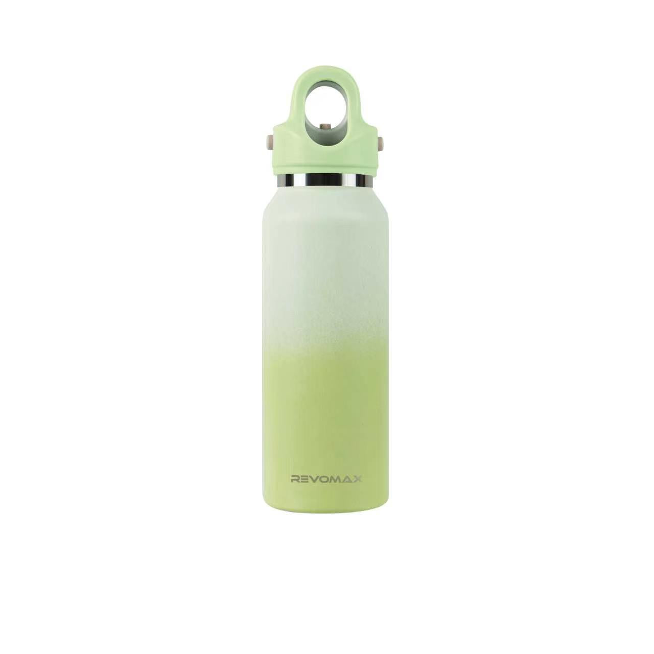 12oz Water Bottle Avocado green & Khaki