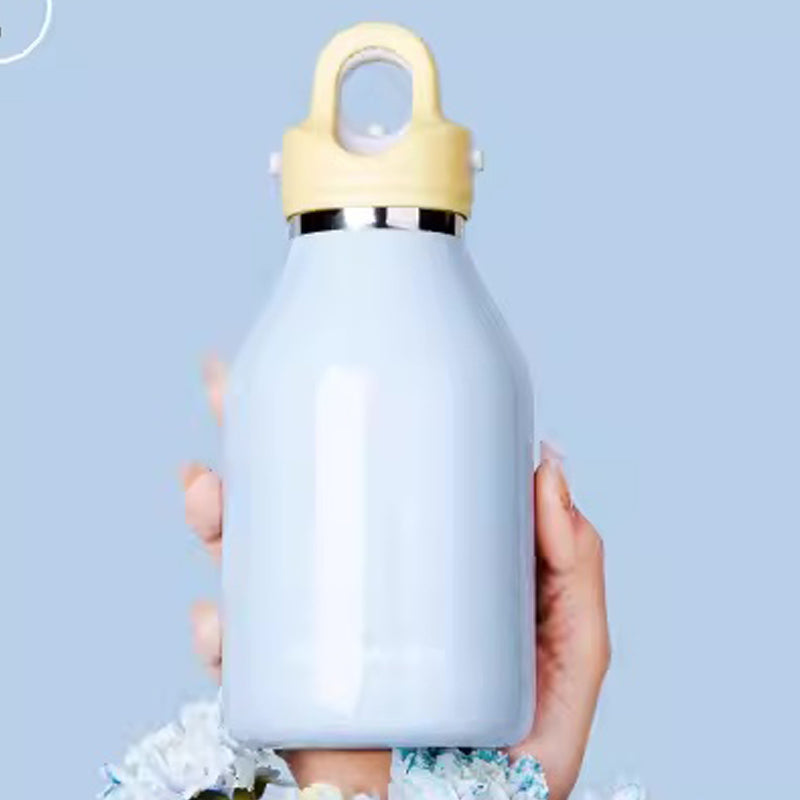 Introducing Hikesity's innovative, no-screw design, Happy City Water Bottle! 316L stainless steel lining, exceptional durability, corrosion resistance, and heat retention.  