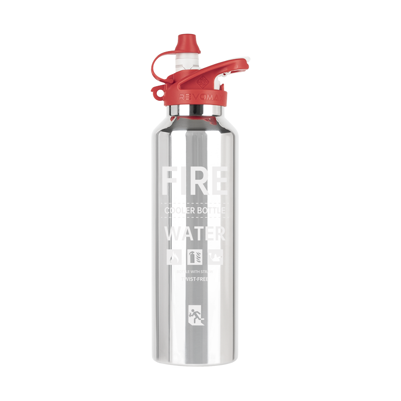 20oz Sports Leak Proof Straw Water Bottle (Medical Grade Steel)