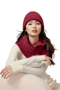 Ultimate Alpaca Bundle: Cozy Beanie & Wrap Set