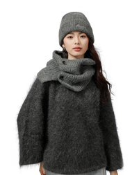 Ultimate Alpaca Bundle: Cozy Beanie & Wrap Set