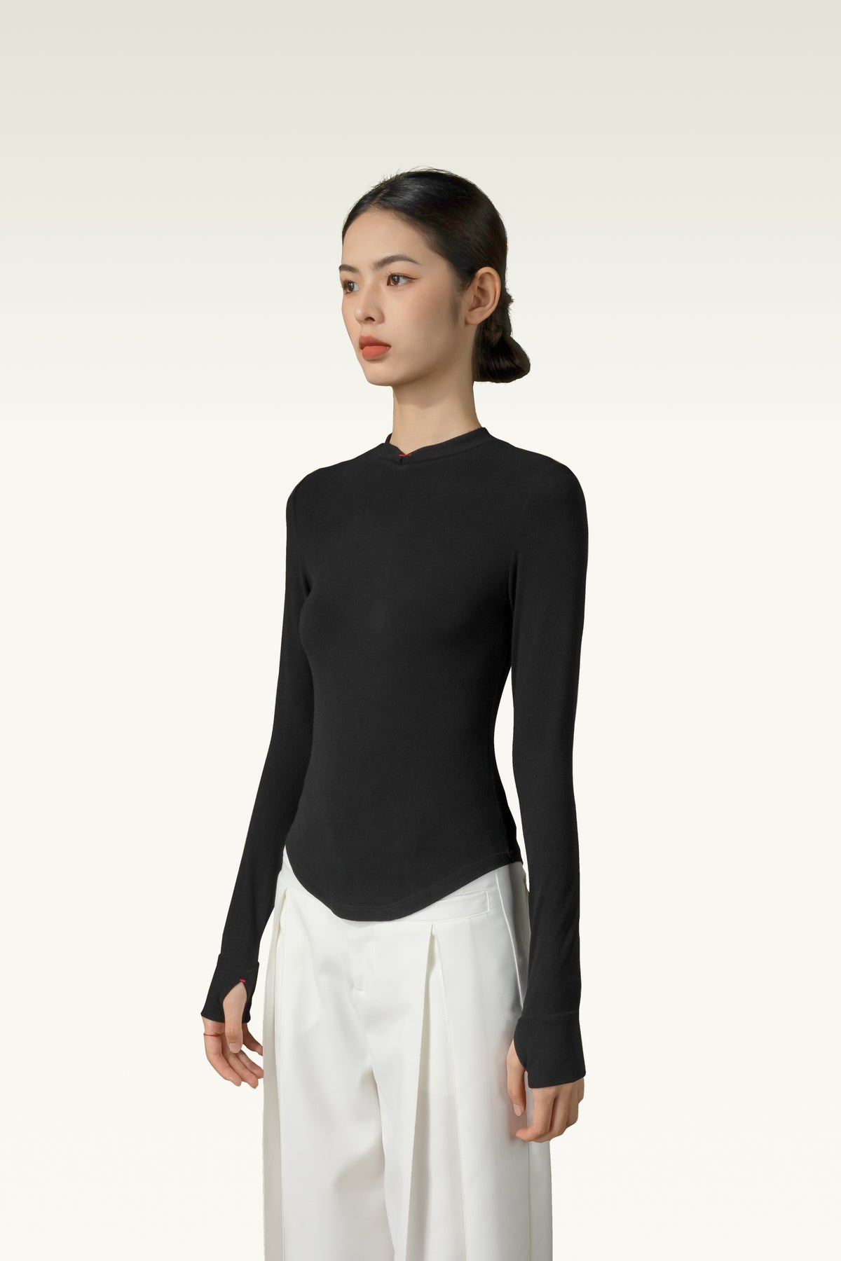 Traditional Long Sleeve Hush Fiber Top