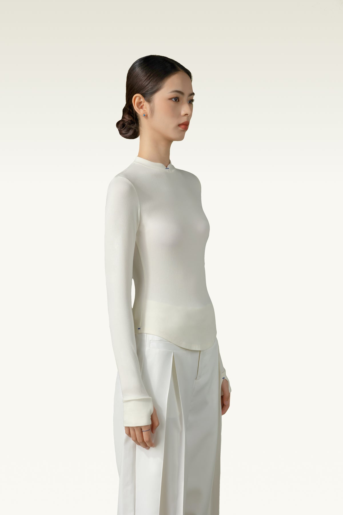 Traditional Long Sleeve Hush Fiber Top