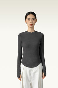 Traditional Long Sleeve Hush Fiber Top