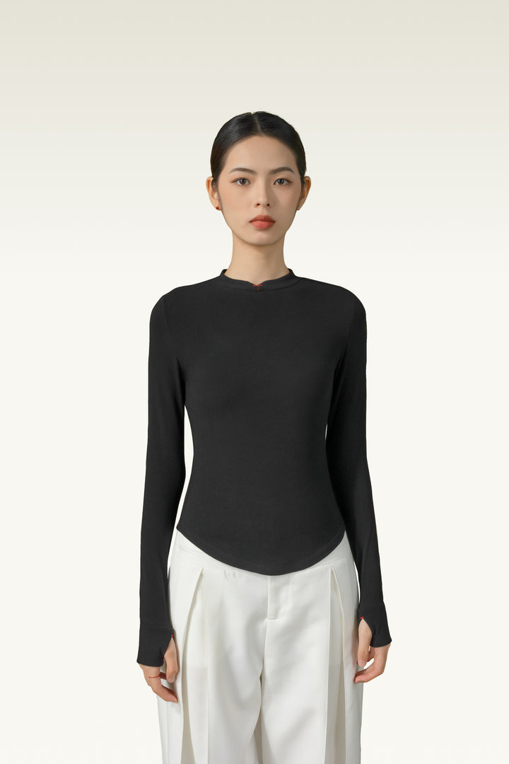 CatWarm Traditional Long Sleeve Hush Fiber Top 