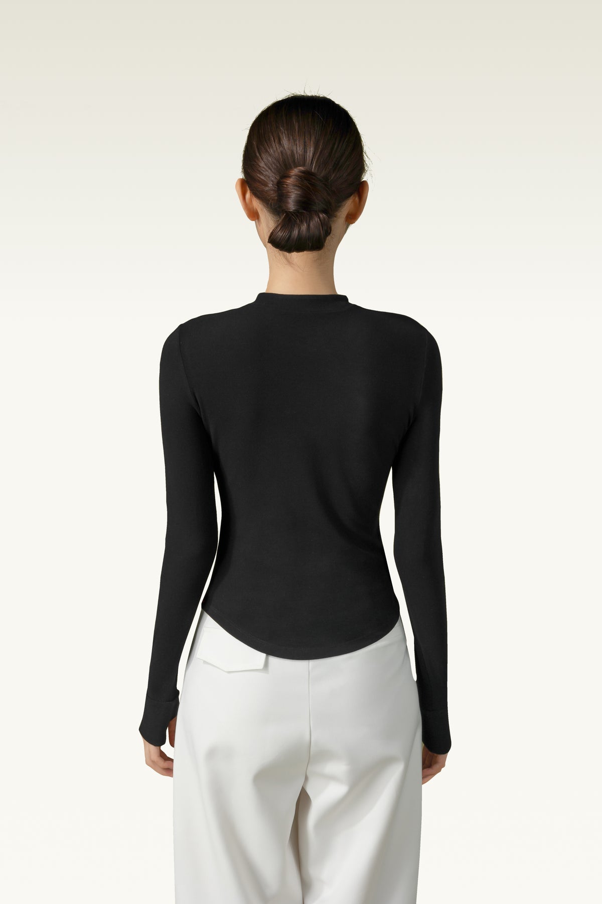 Traditional Long Sleeve Hush Fiber Top