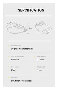 UV Protection Kids Sun Hat