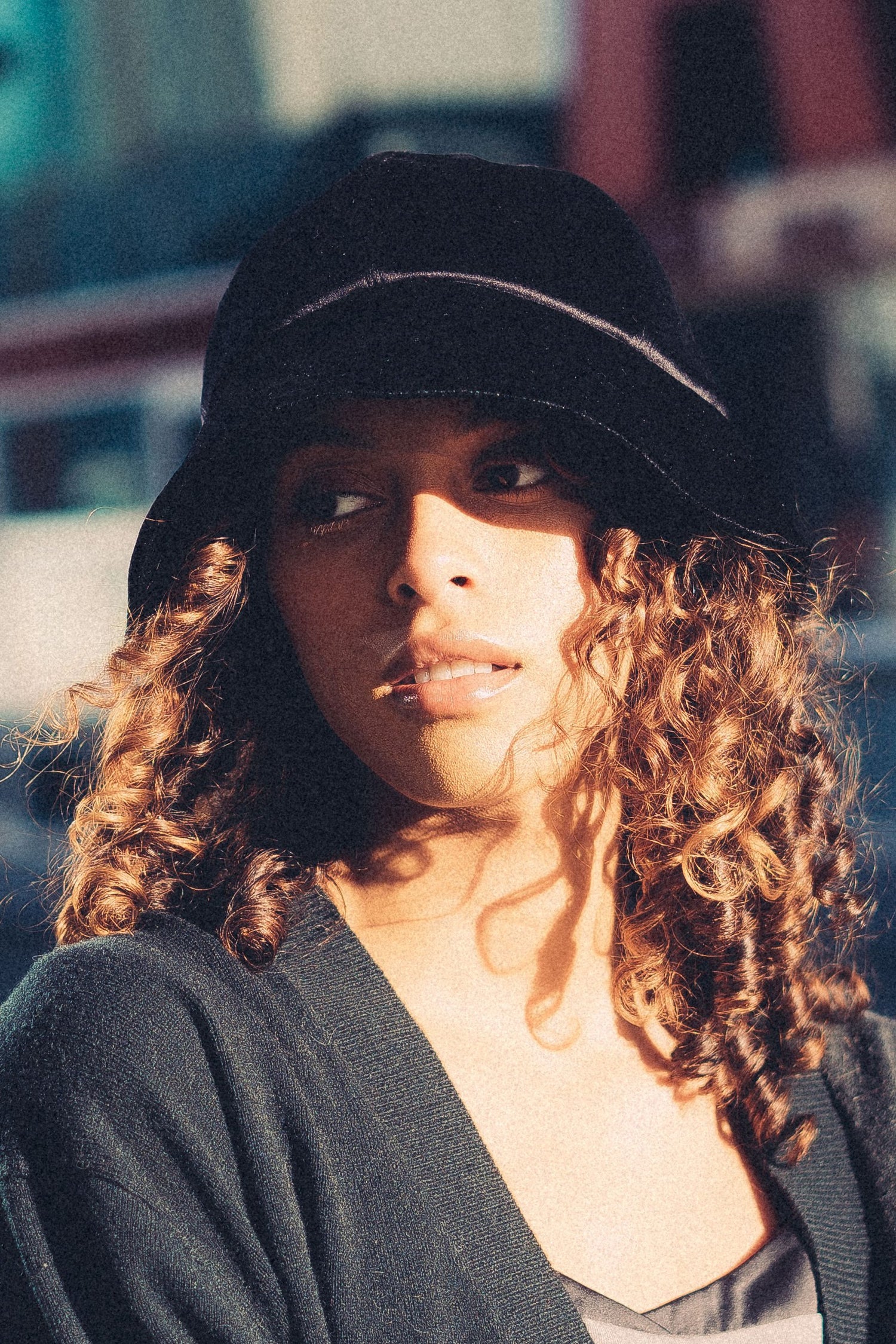 Luster Velvet Luxe Bucket Hat