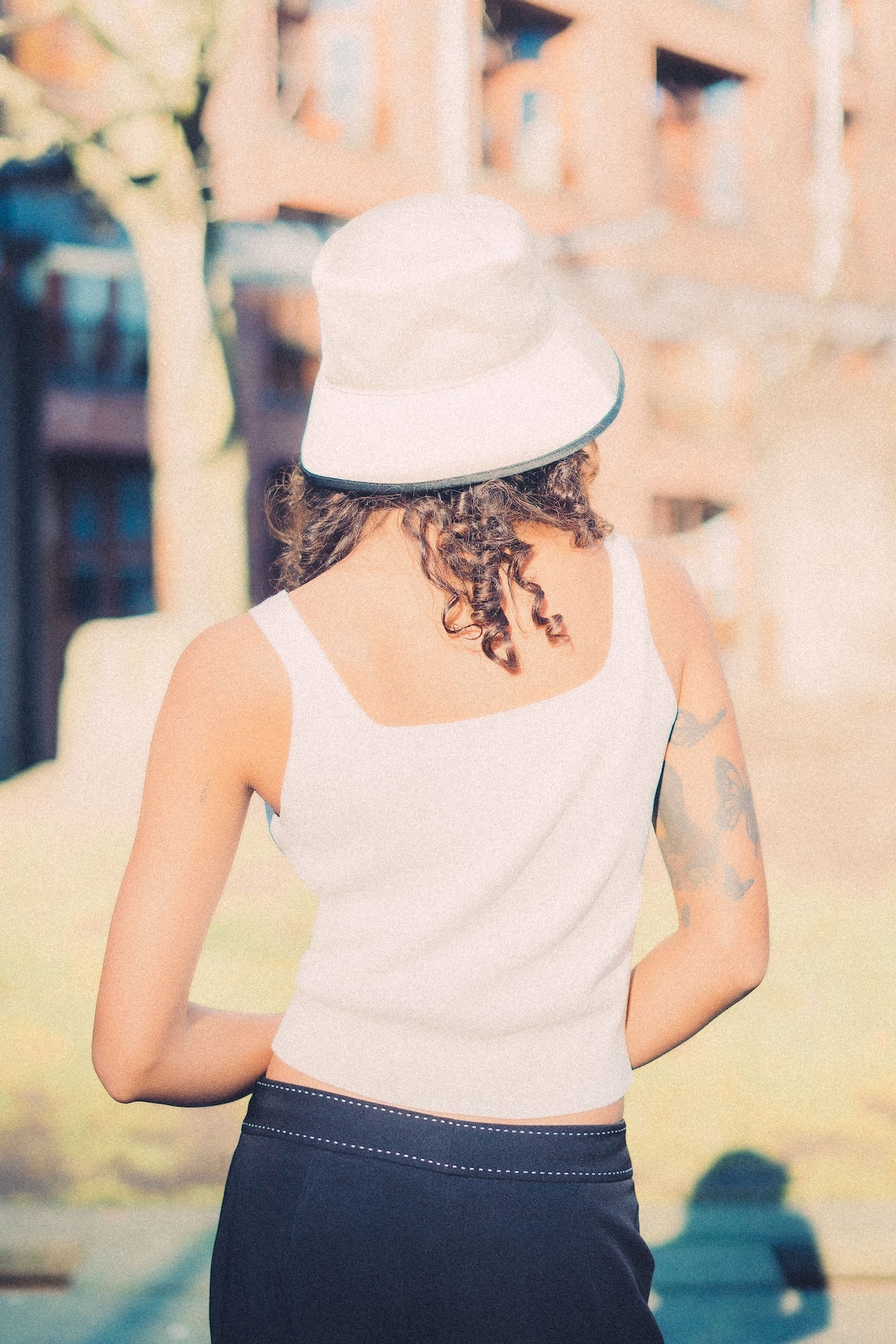 Aircon V-U-Neck 2-in-1  Longline Tank Top