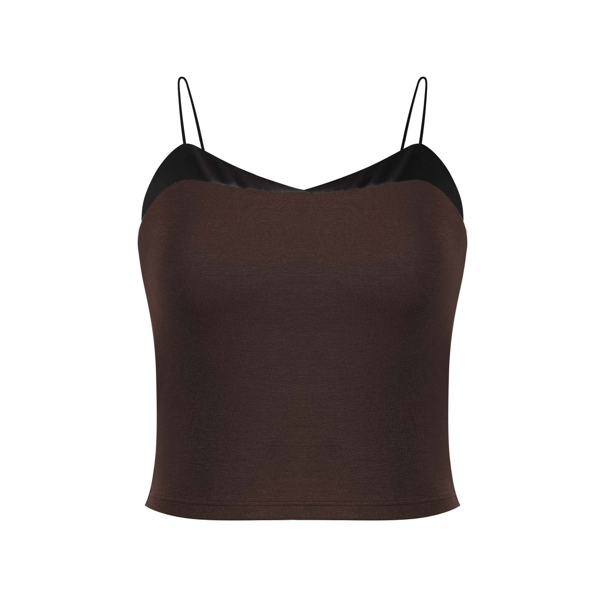 Cloud Color-Block Tank Top with Built-in Bra Pads