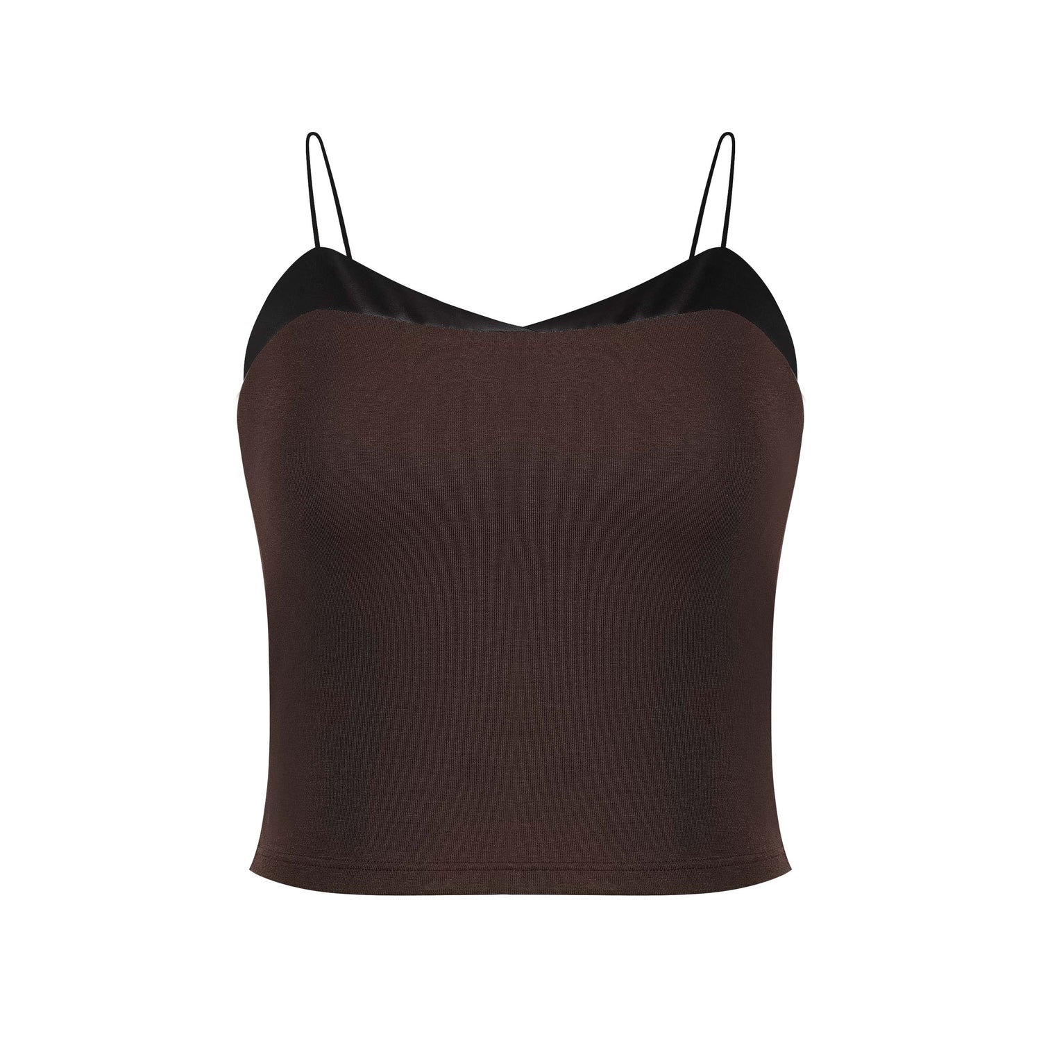 Cloud Color-Block Tank Top with Built-in Bra Pads