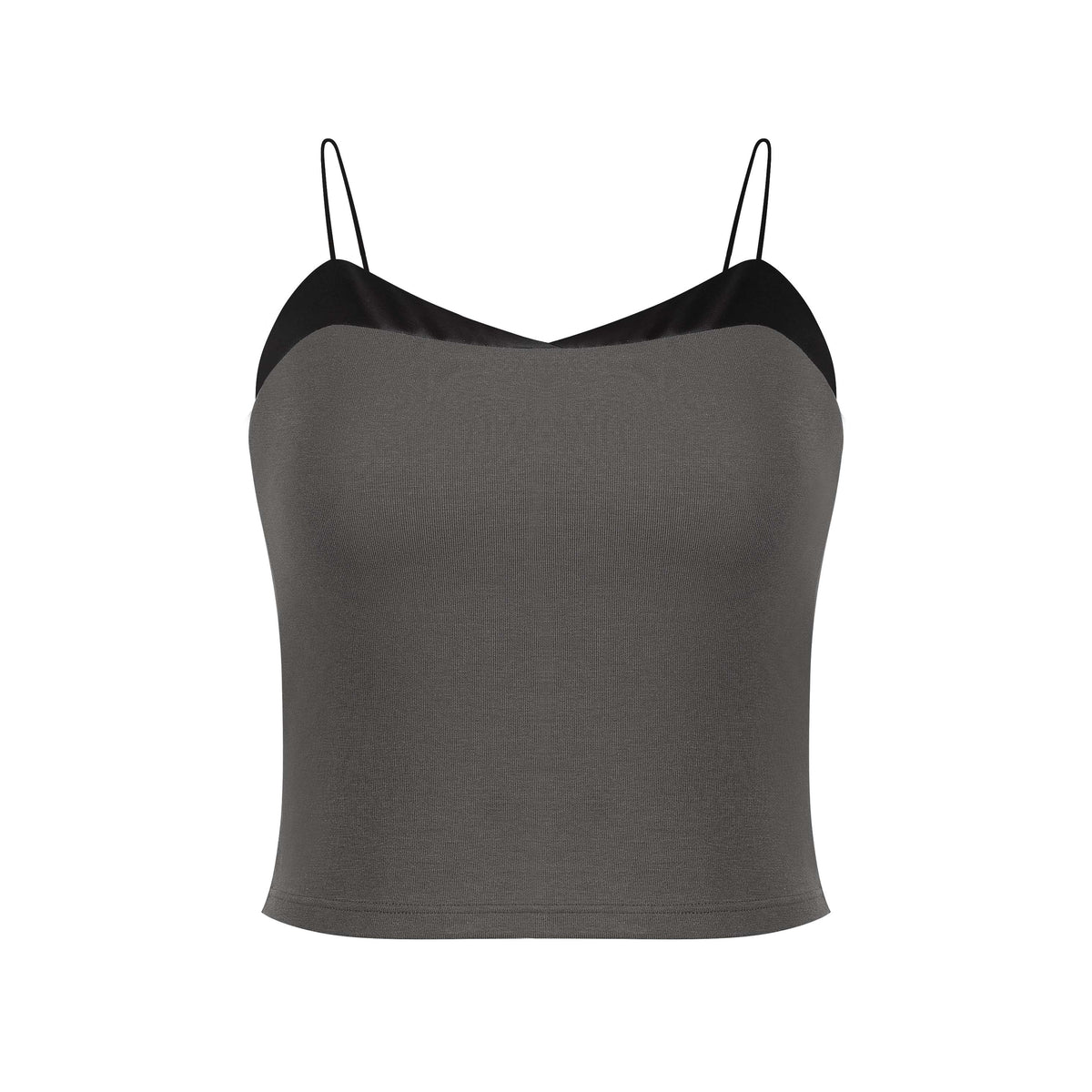 Cloud Color-Block Tank Top with Built-in Bra Pads