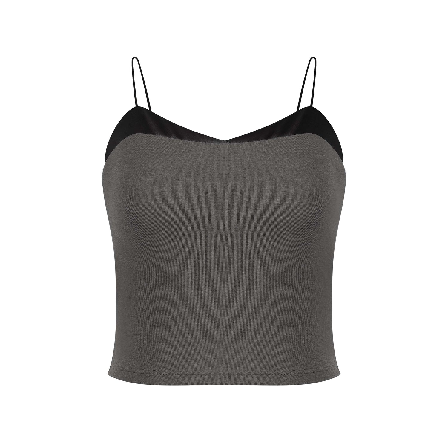 Cloud Color-Block Tank Top with Built-in Bra Pads
