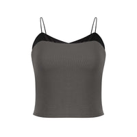 Cloud Color-Block Tank Top with Built-in Bra Pads