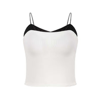 Cloud Color-Block Tank Top with Built-in Bra Pads