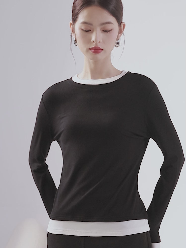 CloudCrush Double Layer Long Sleeve Top – Hikesity