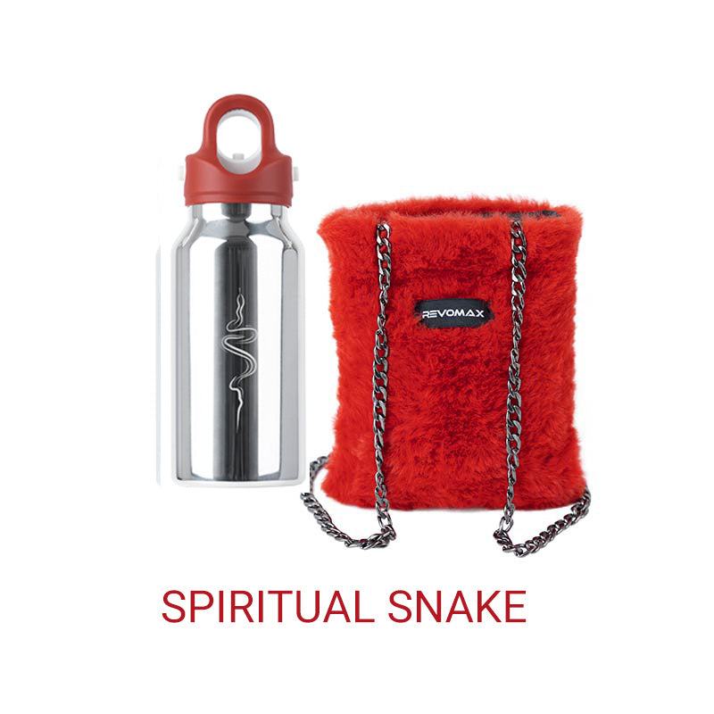 Hikesity x Revomax Year of the Snake Limited 9oz Water Bottle Package